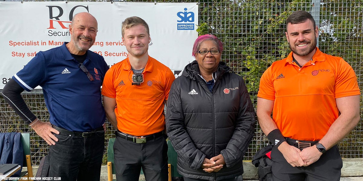Dawn Bonner and other hockey umpires